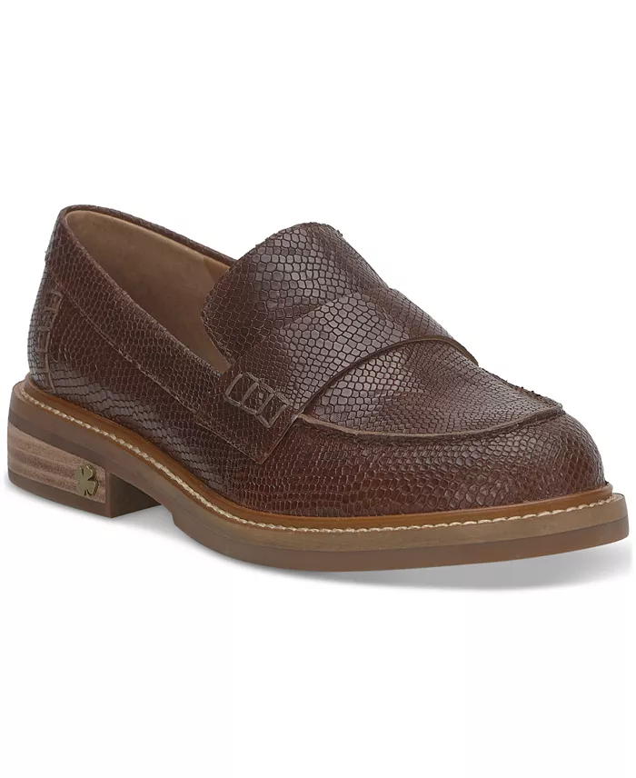 brown loafers