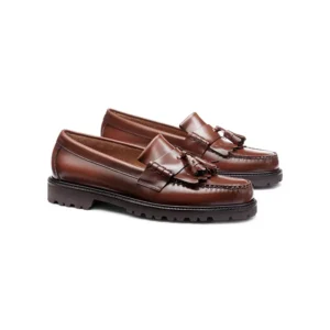 Brown loafers for men