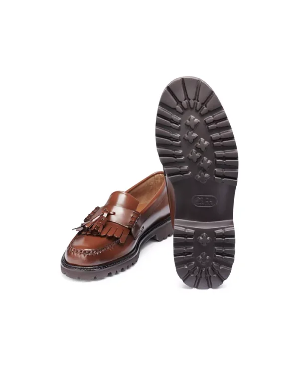 Brown loafers for men