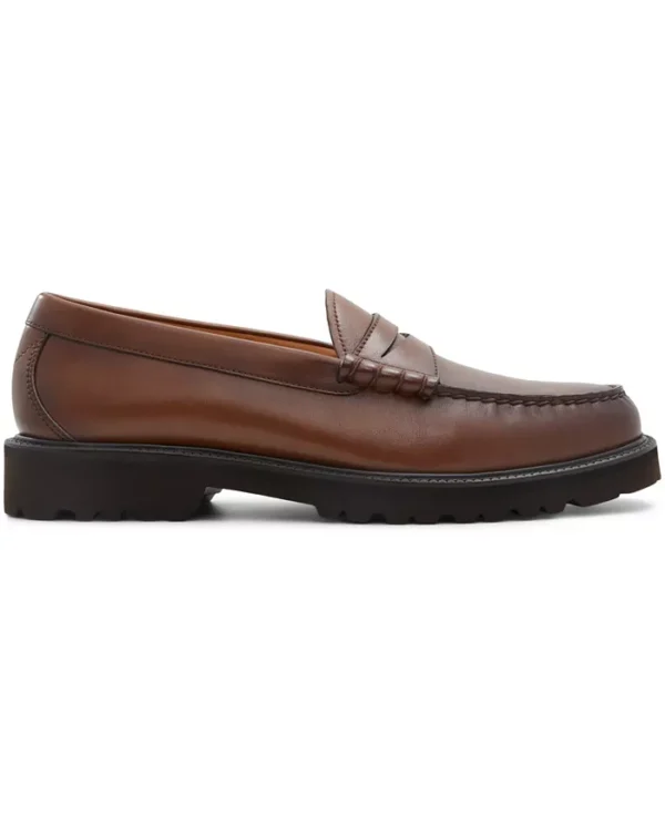 brown colour loafers