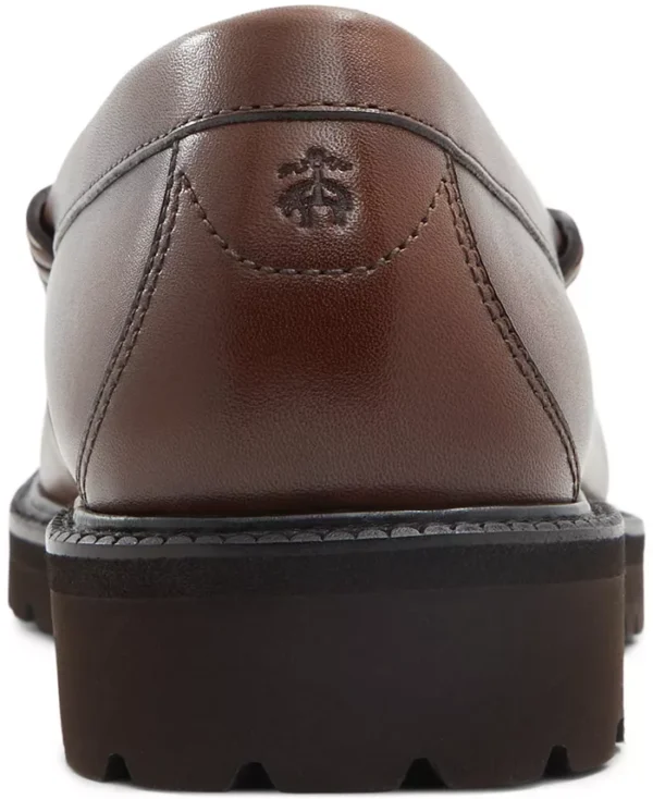 brown colour loafers