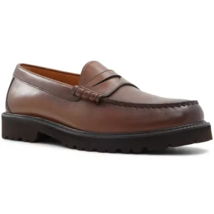 brown colour loafers