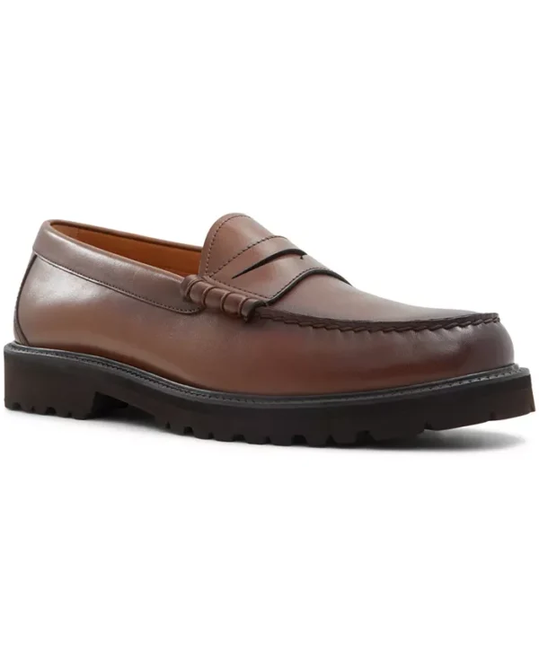 brown colour loafers