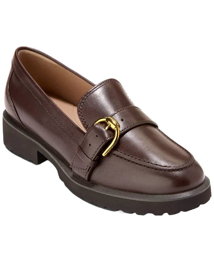 brown loafers